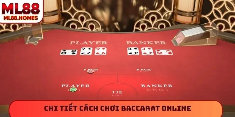 Chi tiết cách chơi Baccarat online